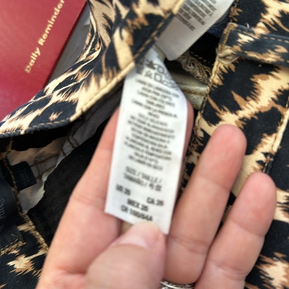 Juicy Couture Cheetah Skinny Pants Y2K SIZE 26 - Picture 9 of 10